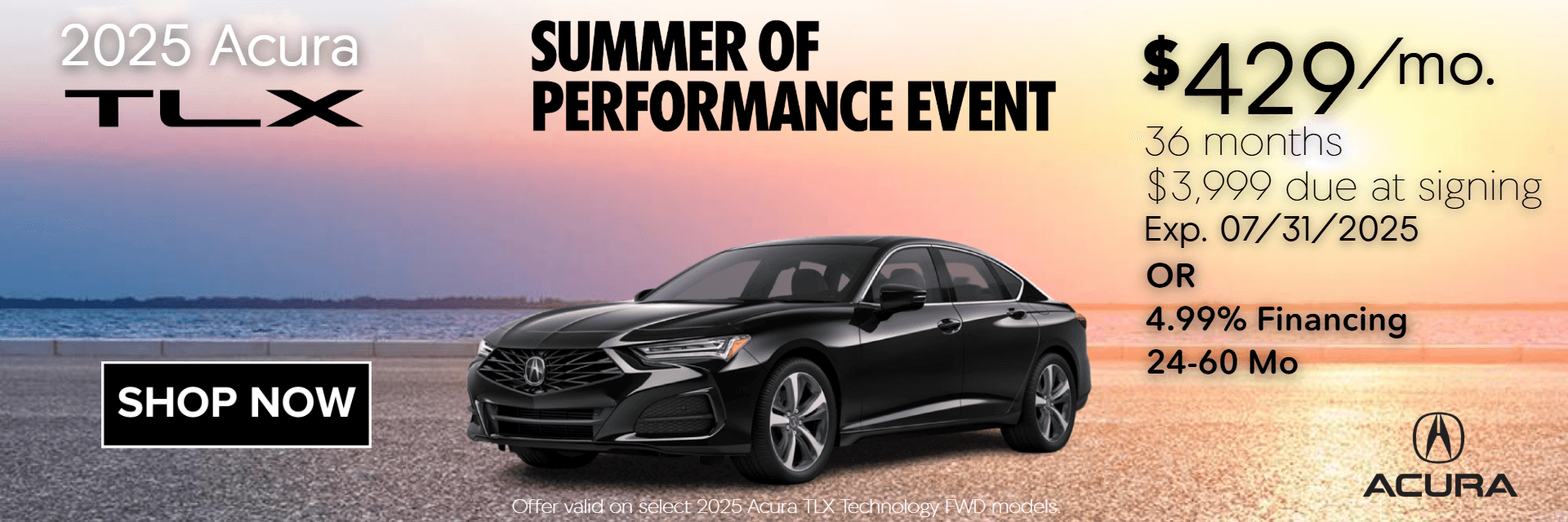 Acura TLX Lease Offers