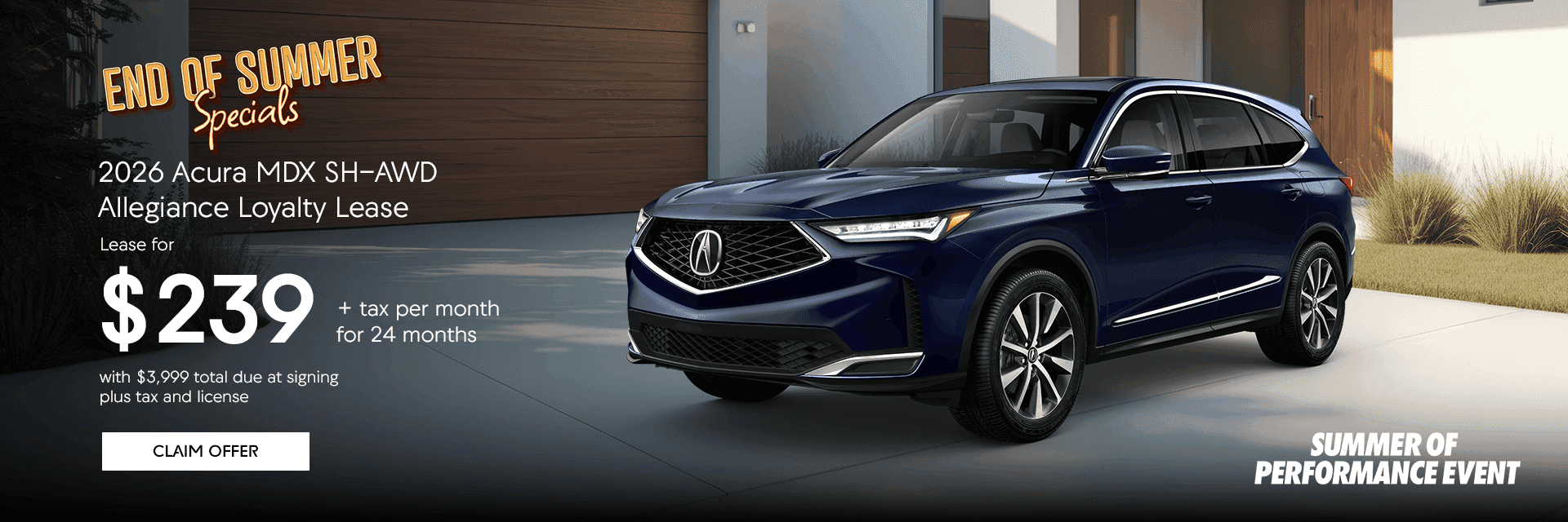 Acura MDX Lease Offer NJ