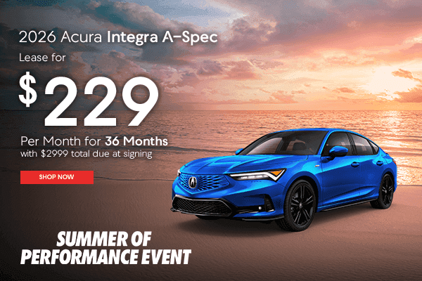 2026 Acura Integra A-Spec Lease