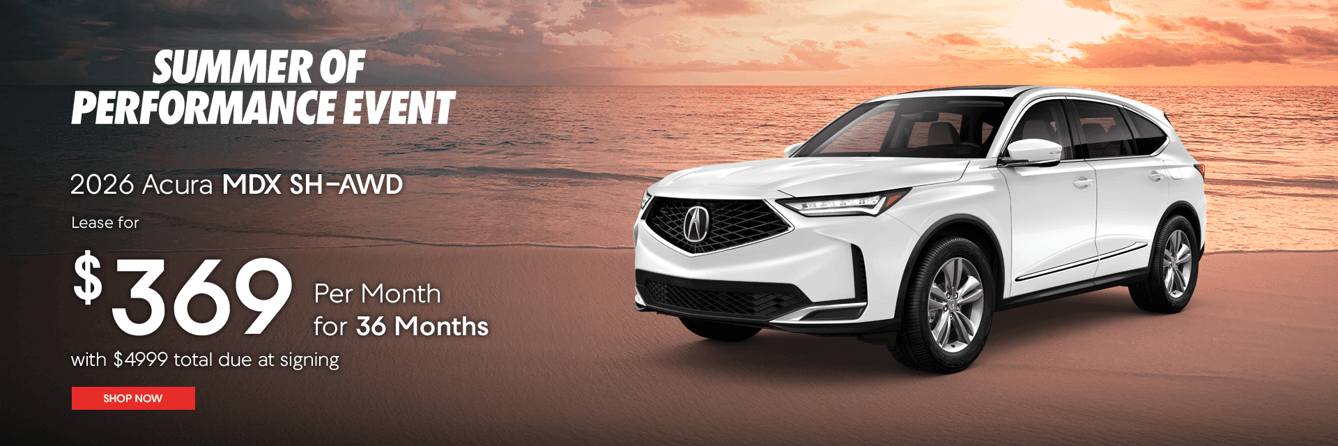 MDX Lease offer