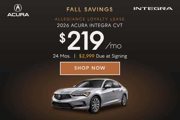 2026 Acura Integra CVT Lease