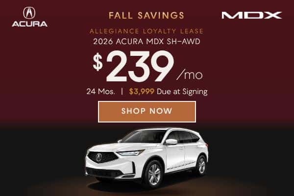 2026 Acura MDX SH-AWD Lease