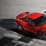 2023 Nissan GTR crossing finish line on track