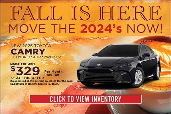 New Monthly Specials | Capistrano Valley Toyota