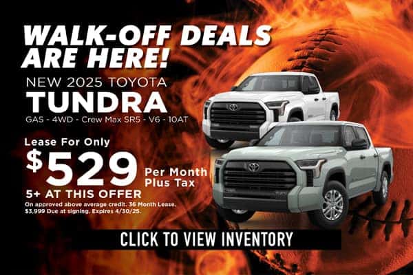 NEW 2025 Tundra April Lease Offer
