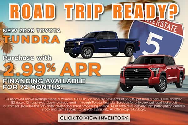 New 2026 Tundra June APR Offer