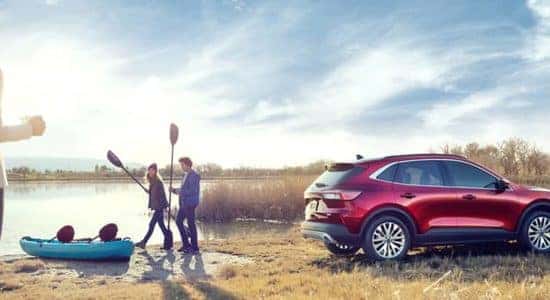 Ford Escape Parked by Lake