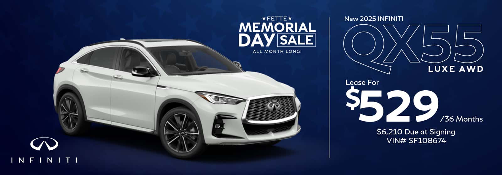 QX55 Luxe AWD Lease Offer
