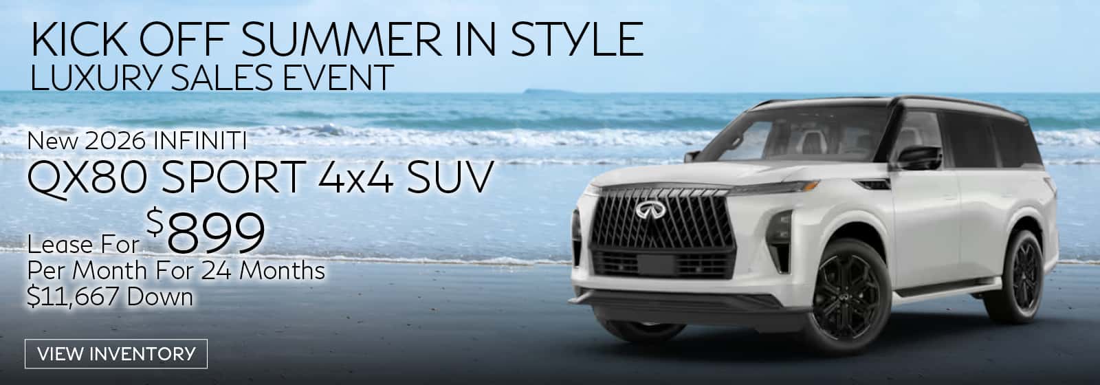 QX80 Sport Offer