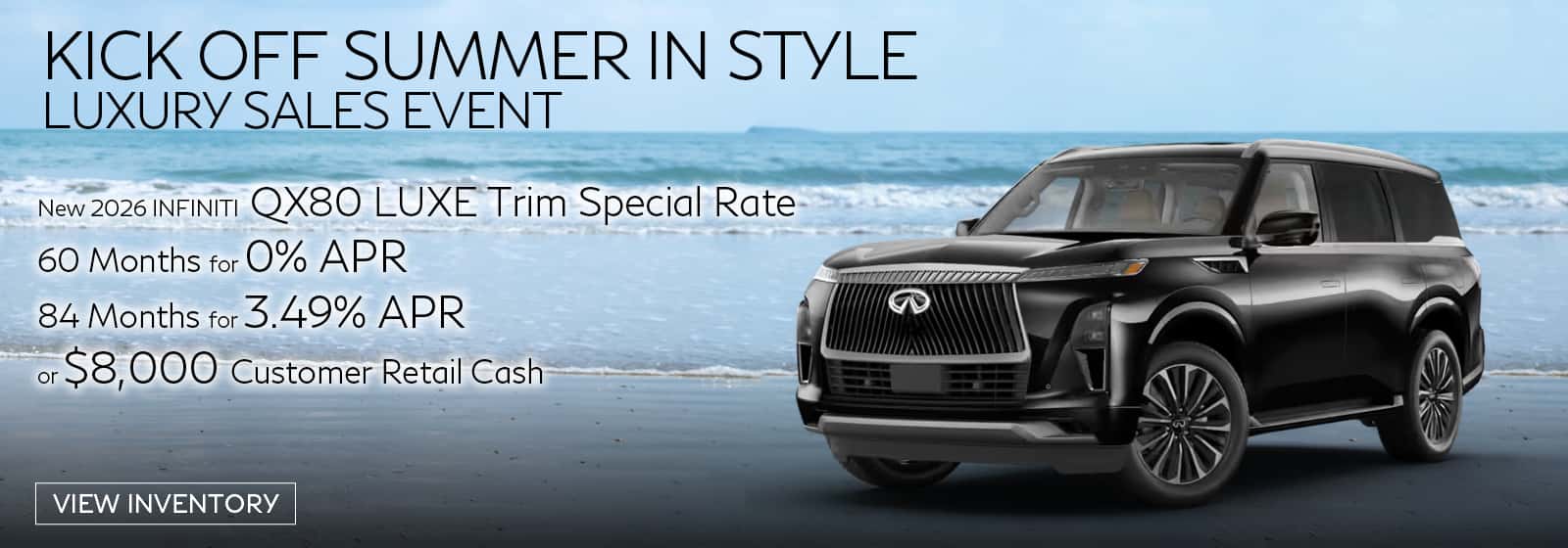 QX80 luxe trim special rate Fette