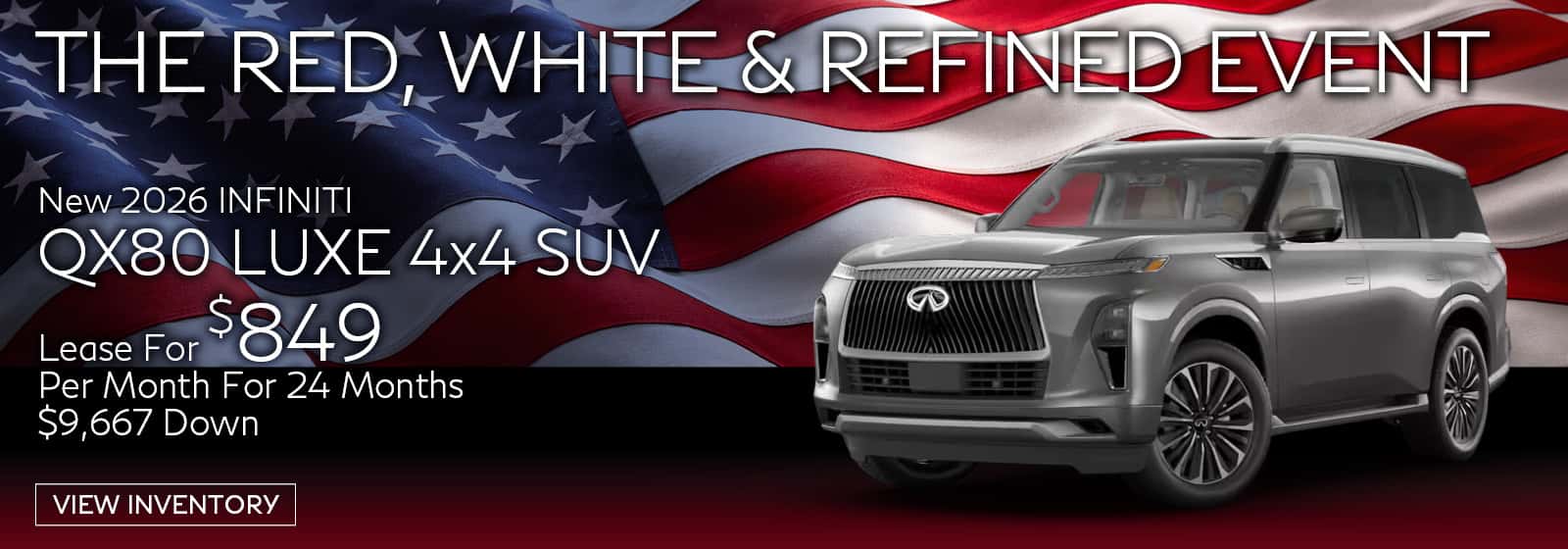 QX80 luxe lease