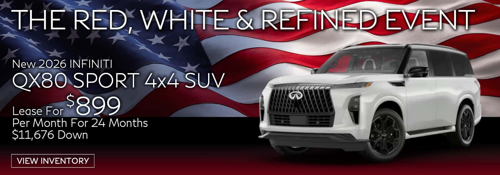 QX80 sport lease