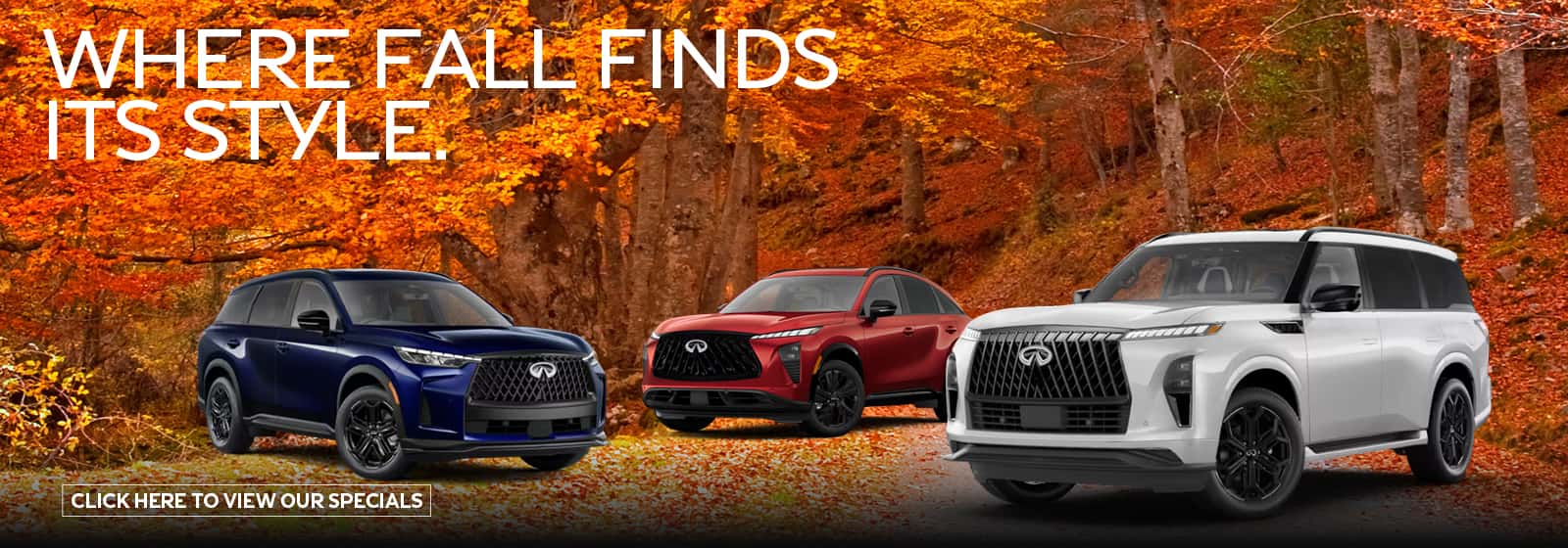Fette INFINITI Specials Banner