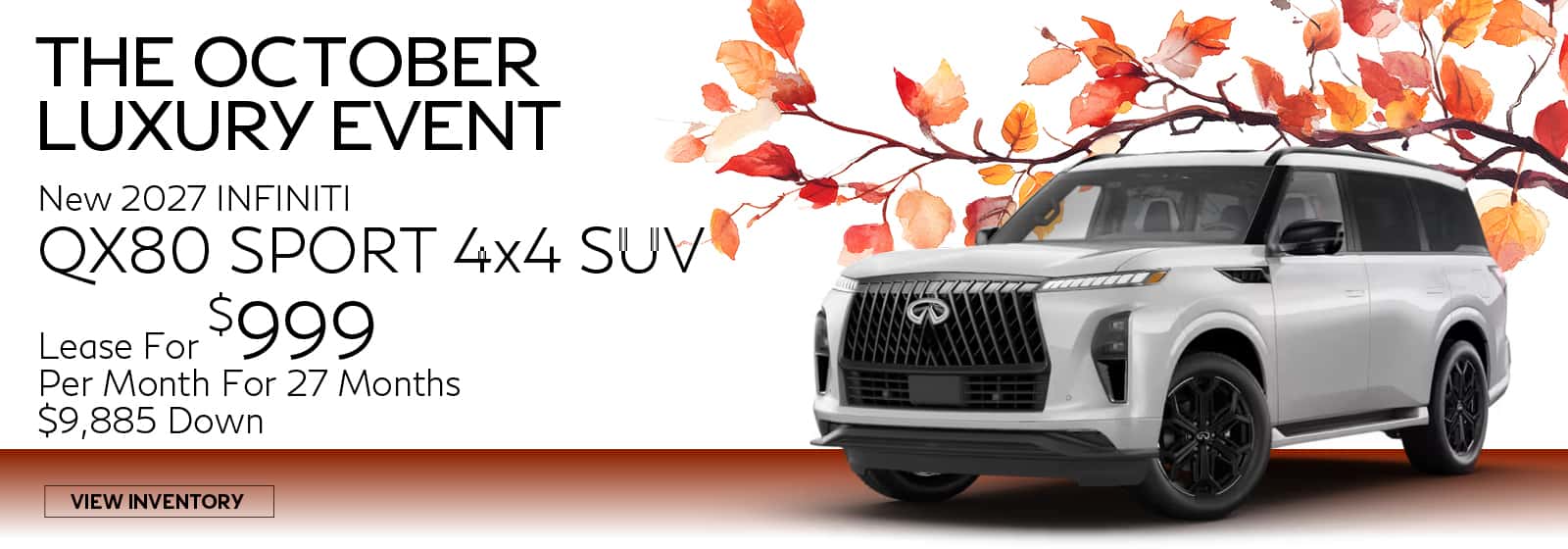 QX80 Sport Lease Offer