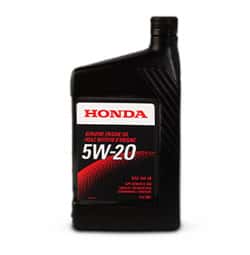 5w-20 oil change honda