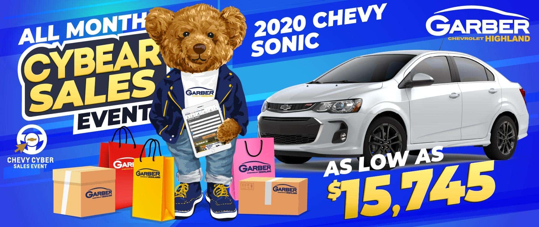2020 Chevy Sonic - As Low As $15,745
