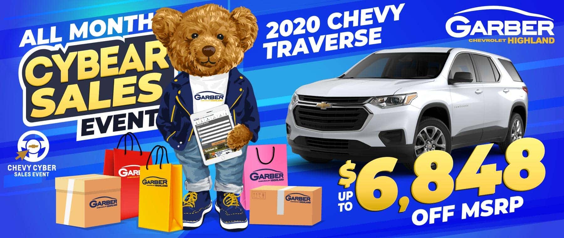 2020 Chevy Traverse - SAVE up to $6848 off MSRP