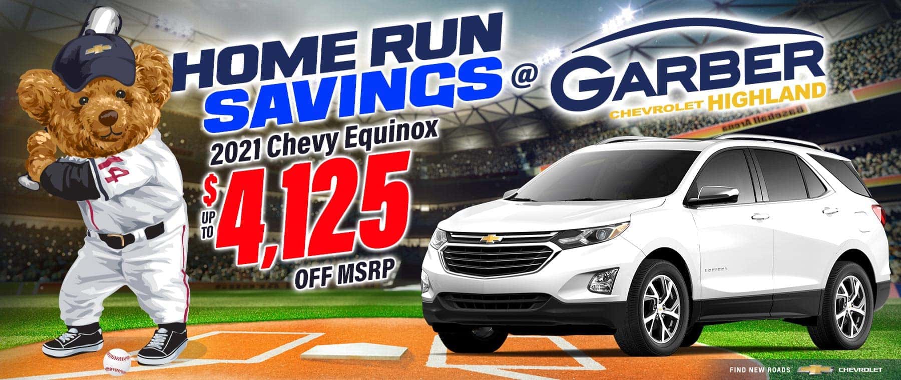 2021 Chevy Equinox - up to $4125 off MSRP
