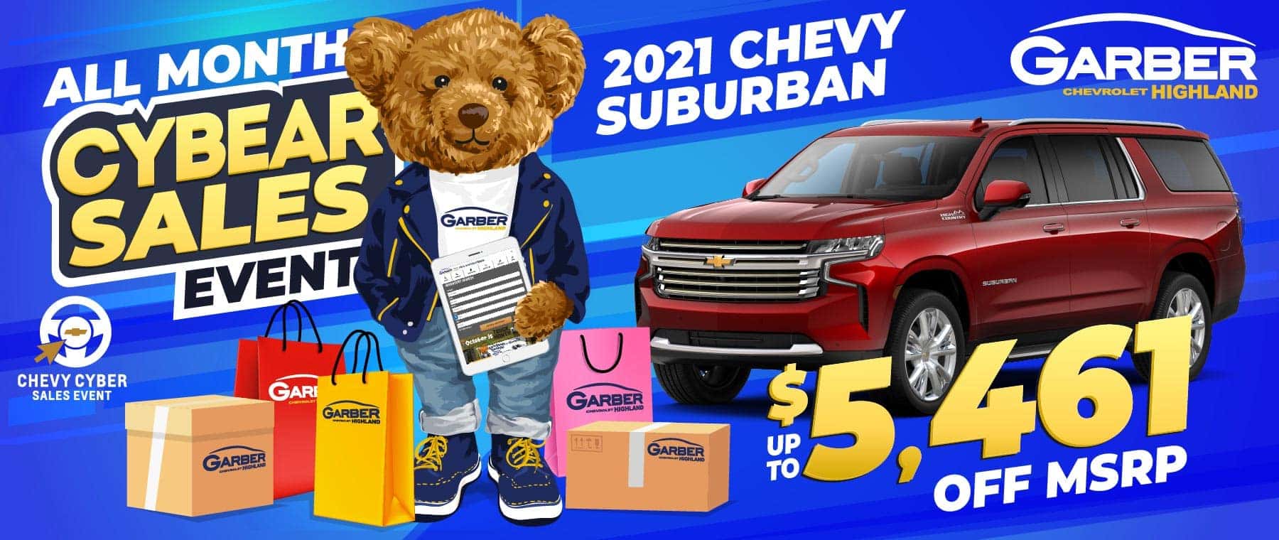 2021 Chevy Suburban - SAVE up to $5461 off MSRP