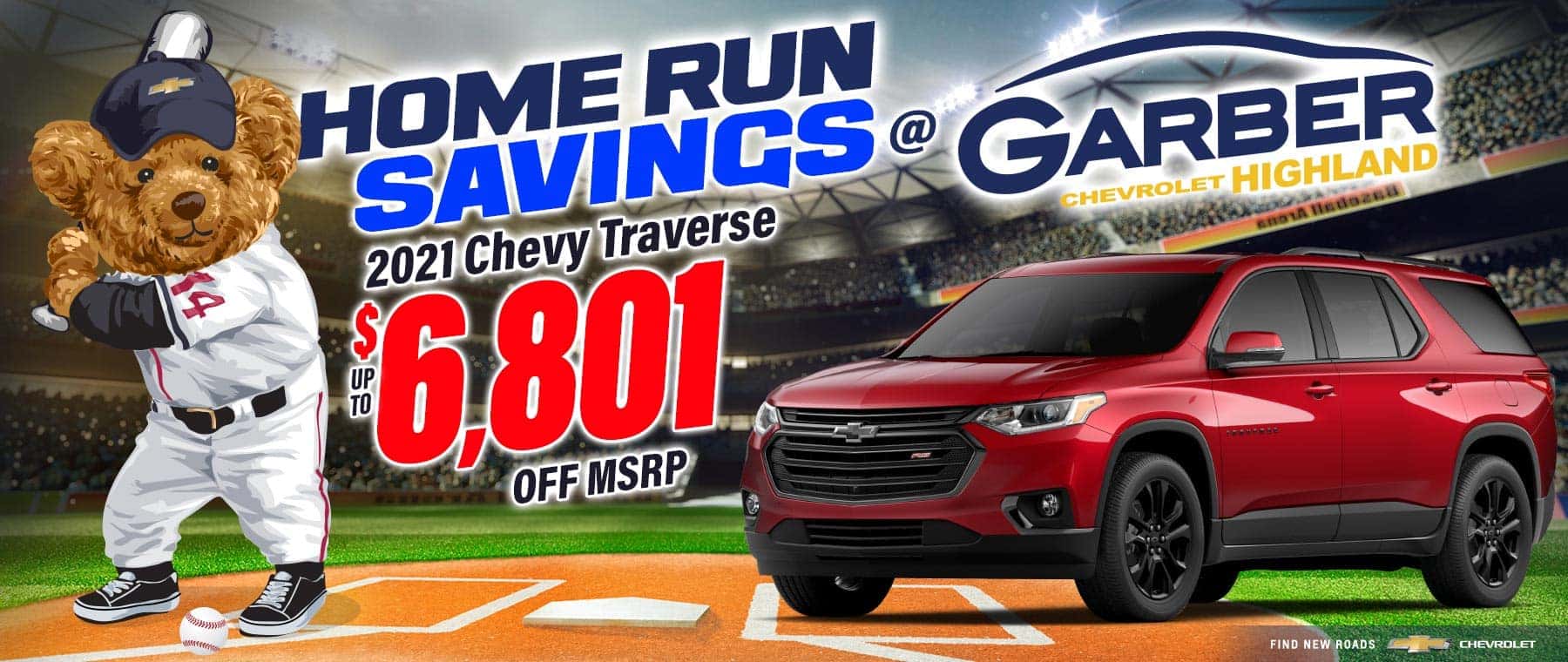 2021 Chevy Traverse - SAVE up to $6801