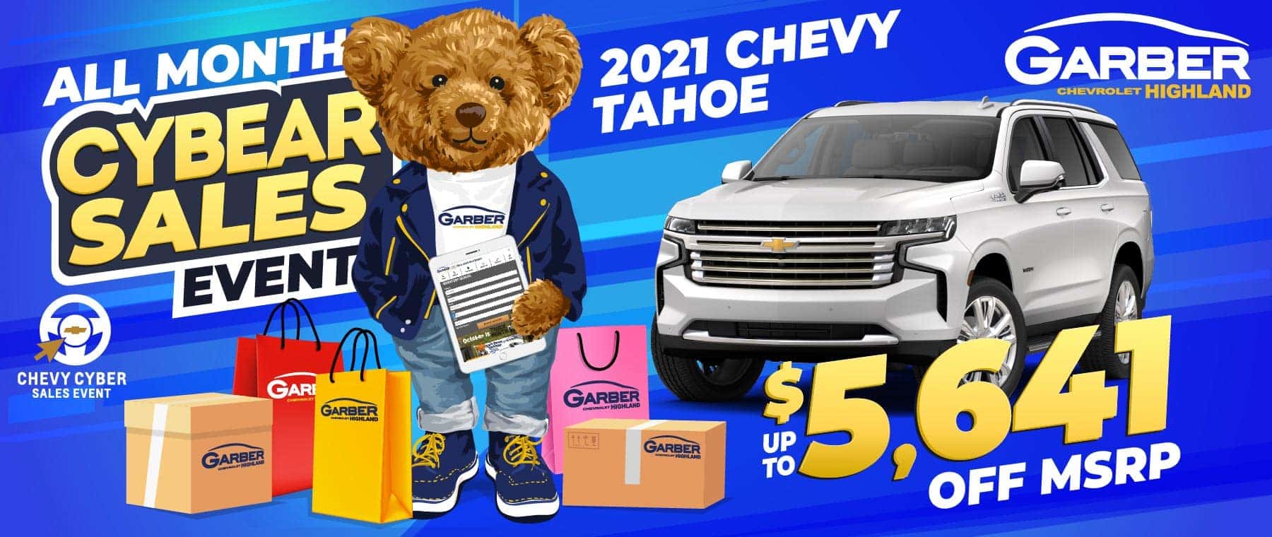 2021 Chevy Tahoe - Save up to $5641 of MSRP