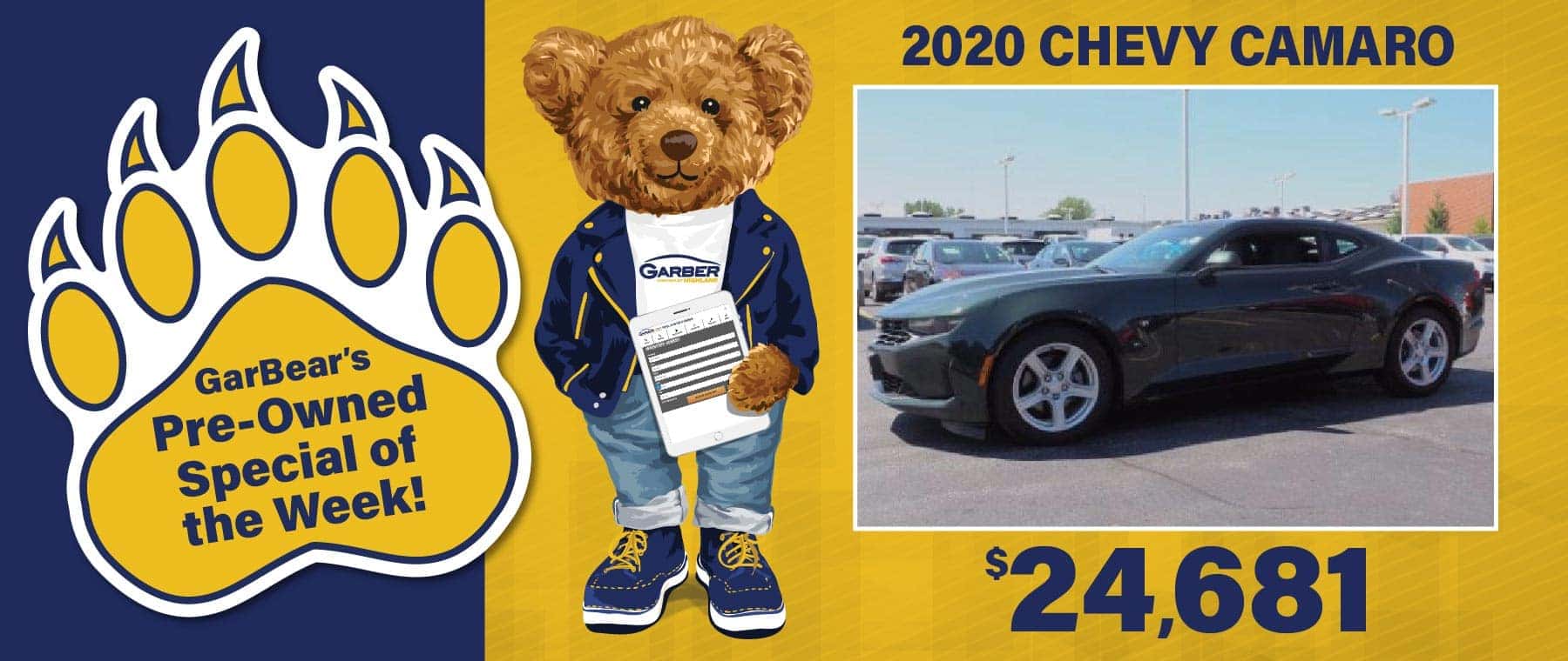 2020 Camaro - $24681