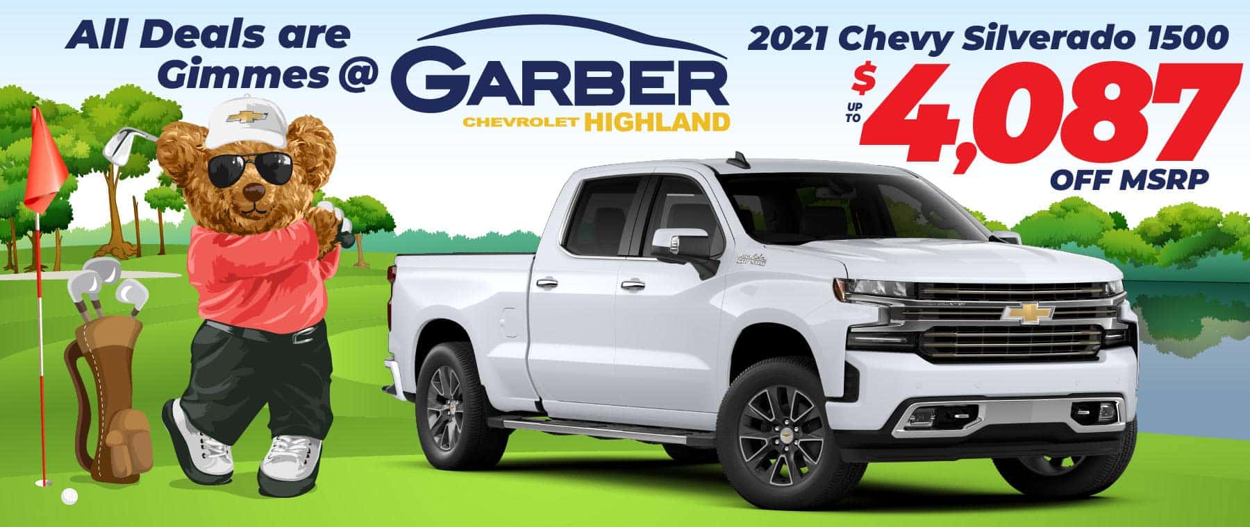 2021 Chevy Silverado - up to $4087 off MSRP