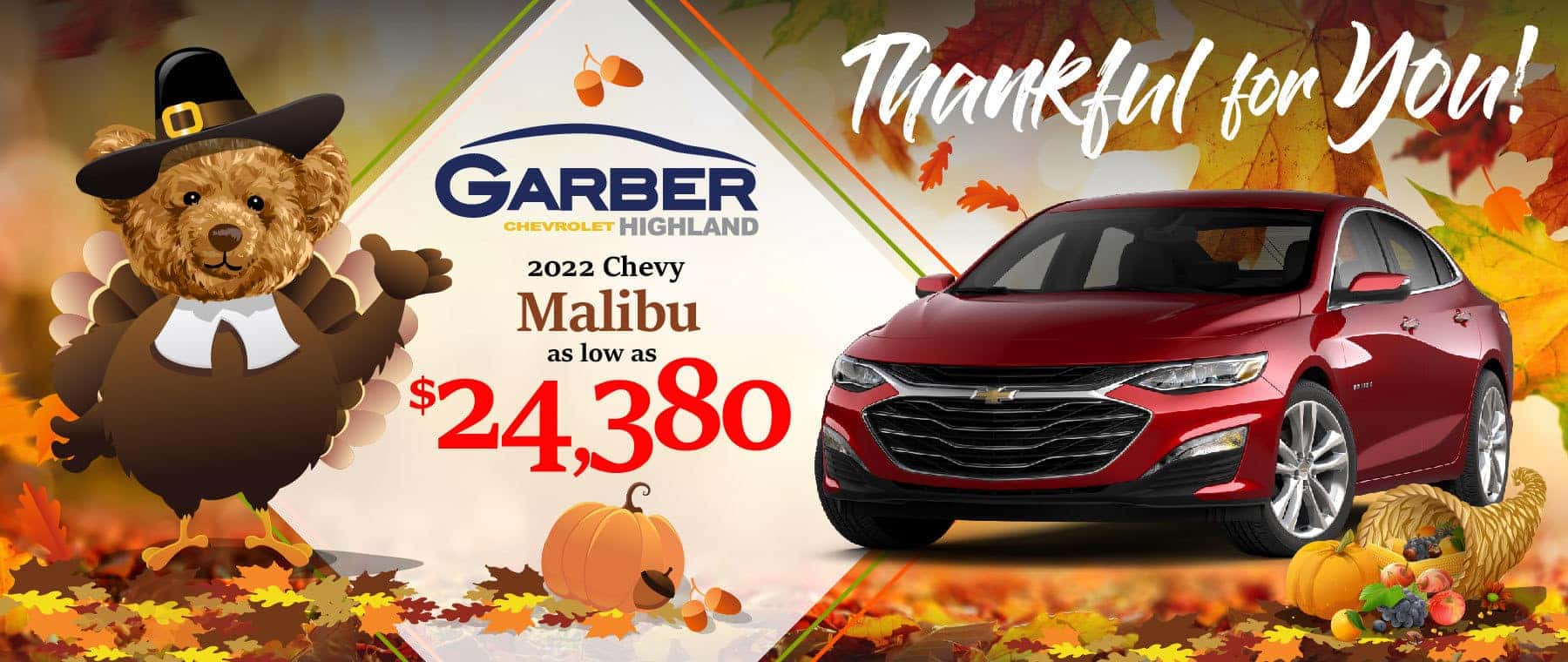 2022 Chevy Malibu as low as $24,380