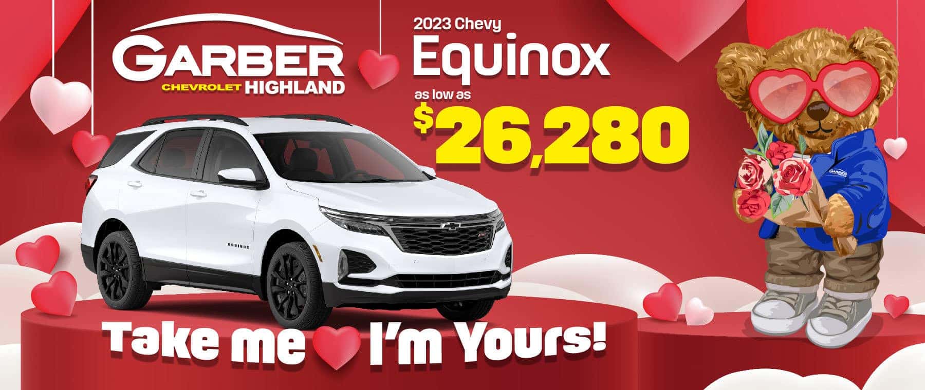 2023 Chevy Equinox as low as $26,280