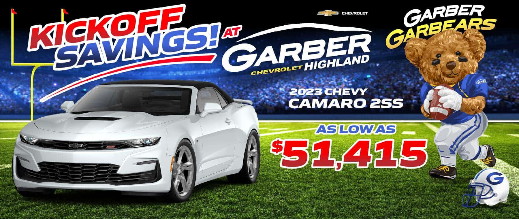 2023 Chevy Camaro as low as $51,415