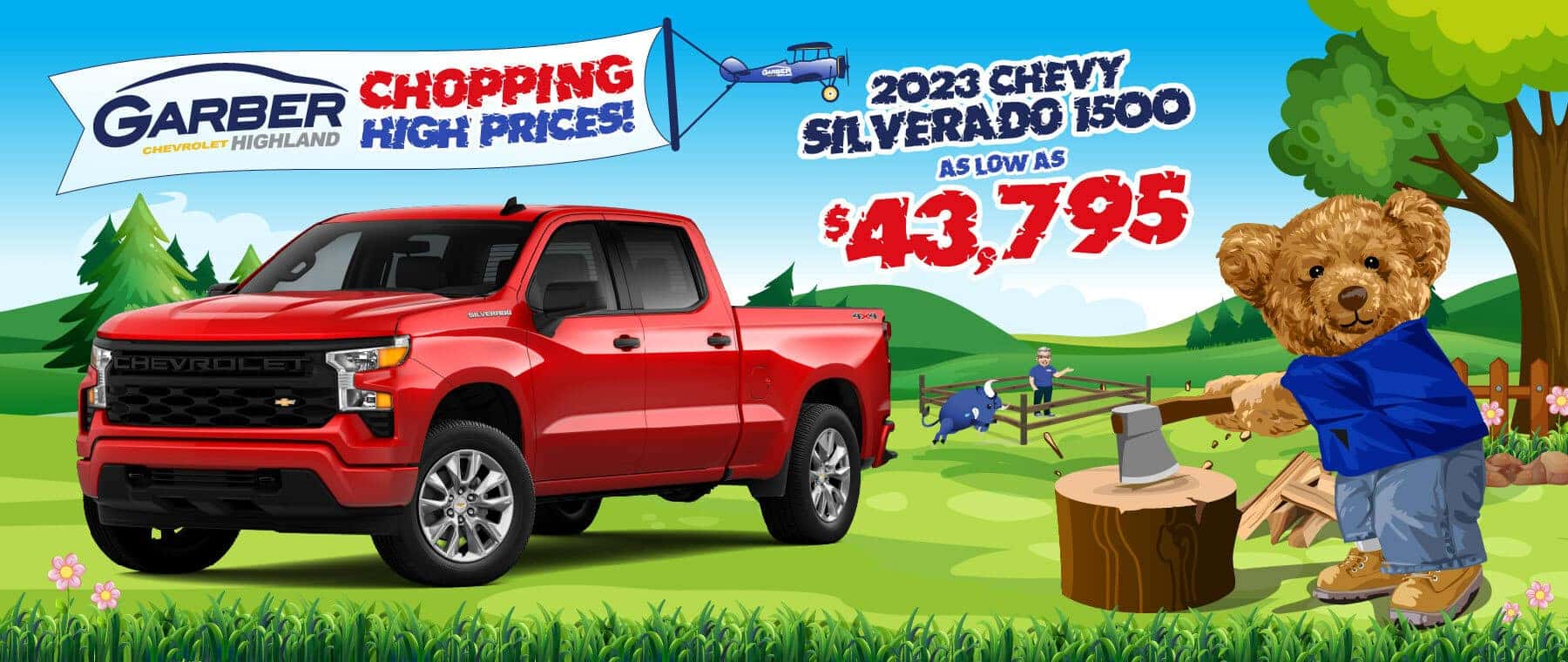 2023 Chevy Silverado 1500 as low as $43,795