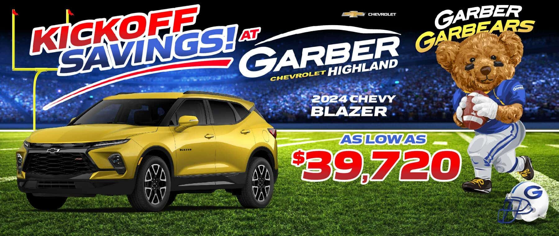 2024 Chevy Blazer - as low as $39,720