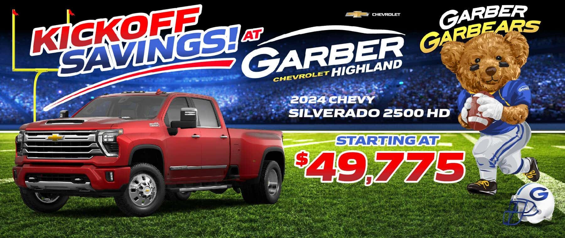 2024 Chevy Silverado 2500HD - starting at $49,775