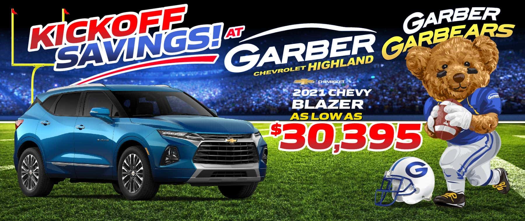 2021 Chevy Blazer - as low as $30395