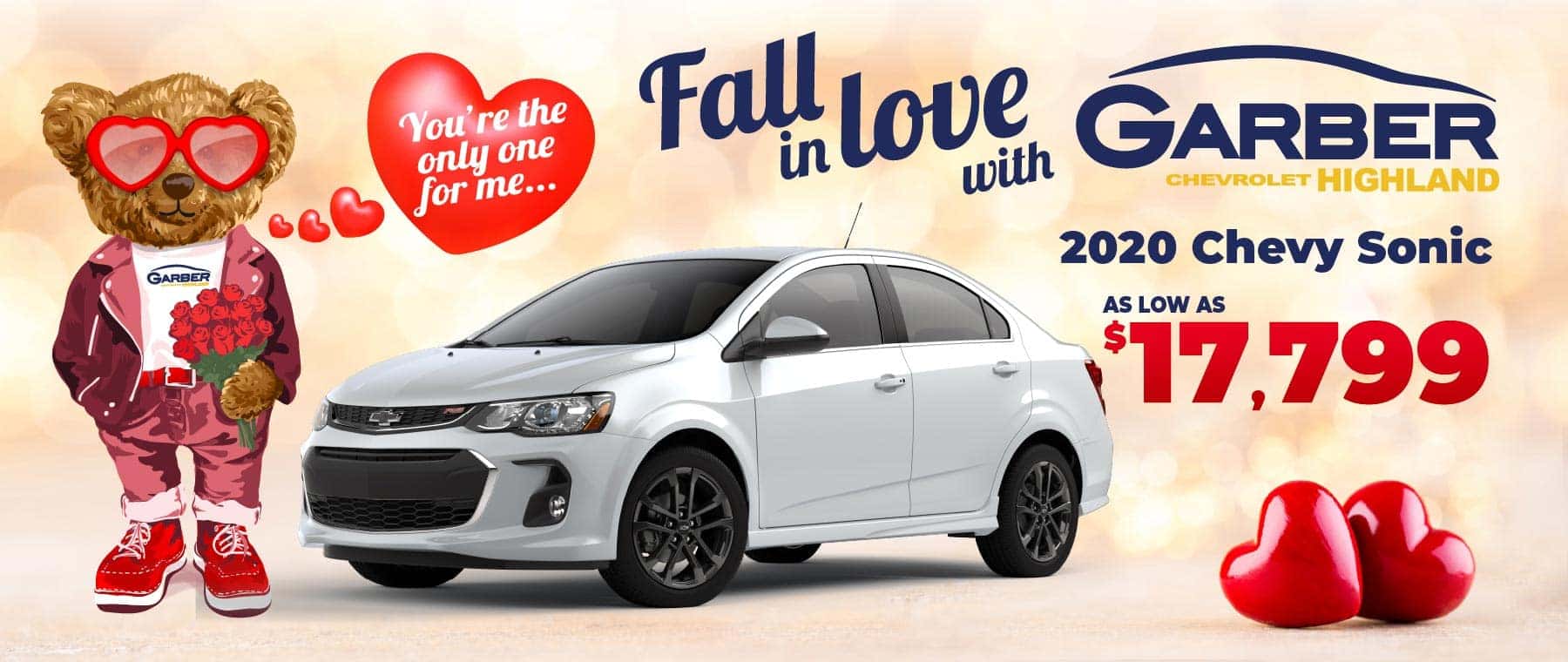 2020 Chevy Sonic - as low as $17,799