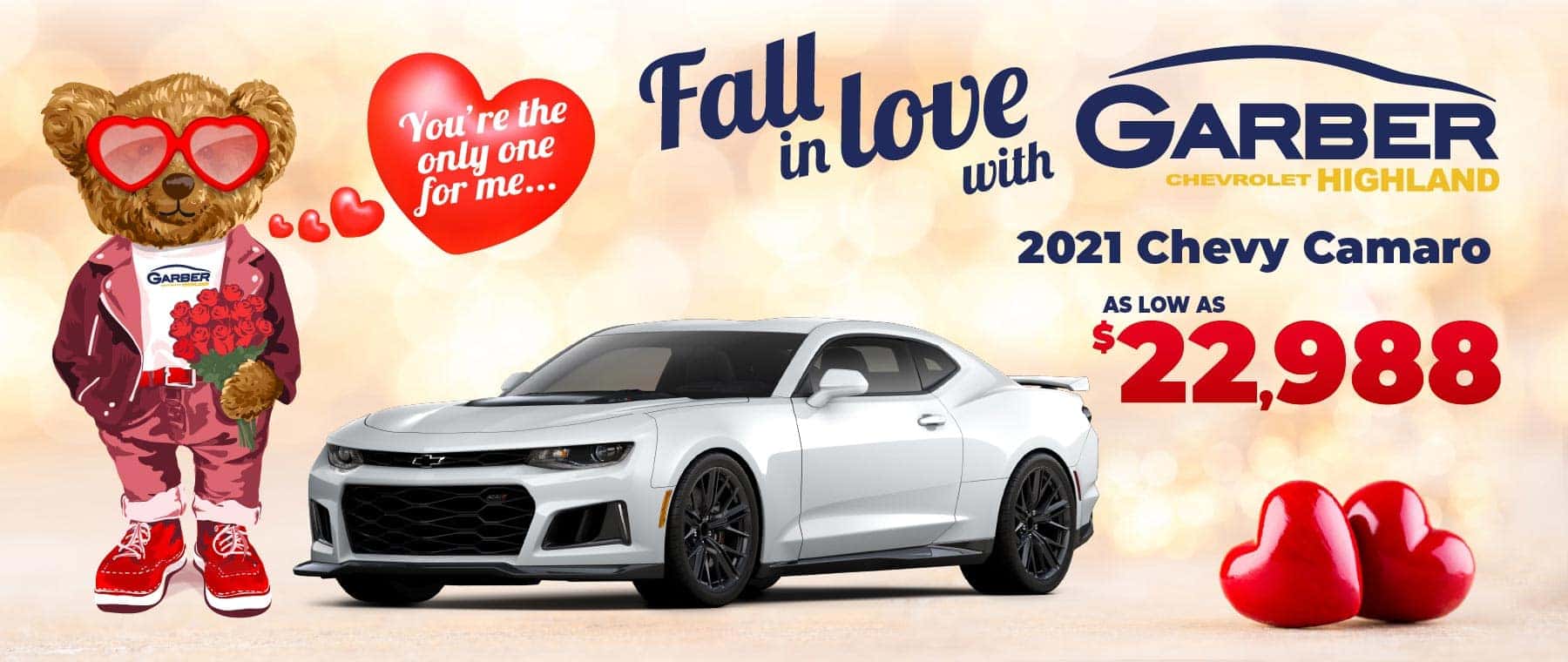 2021 Chevy Camaro - as low as $22,988