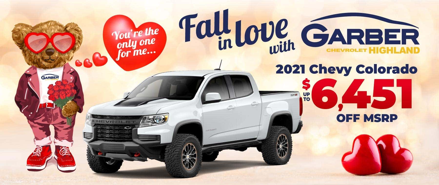 2021 Chevy Colorado - up to $6451 off MSRP
