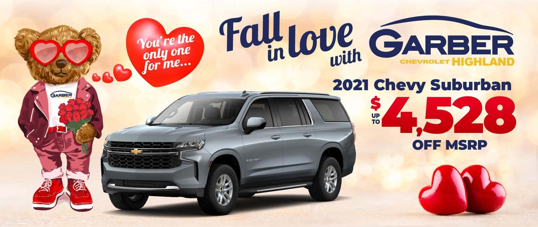 2021 Chevy Suburban - up to $4528 off MSRP
