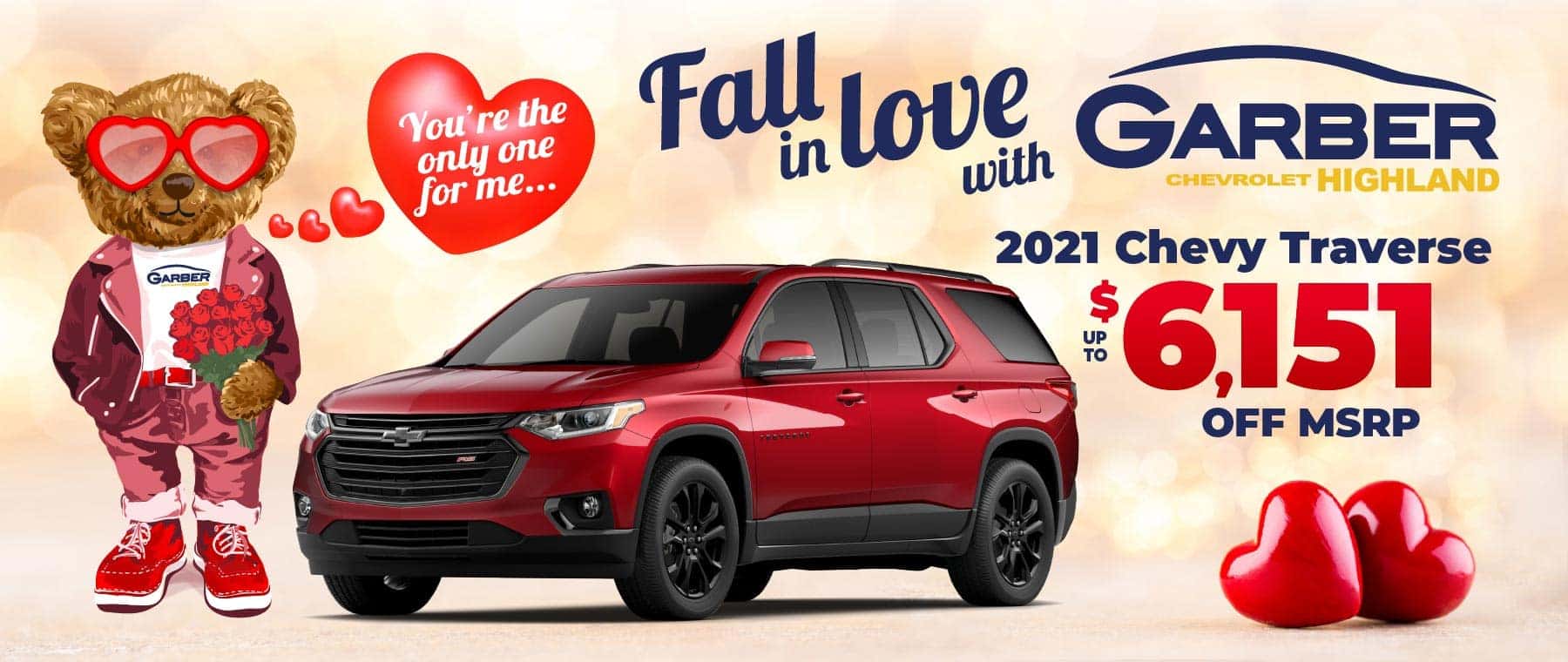 2021 Chevy Traverse - up to $6151