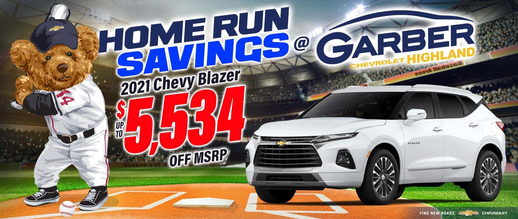 2021 Chevy Blazer - up to $5534 off MSRP