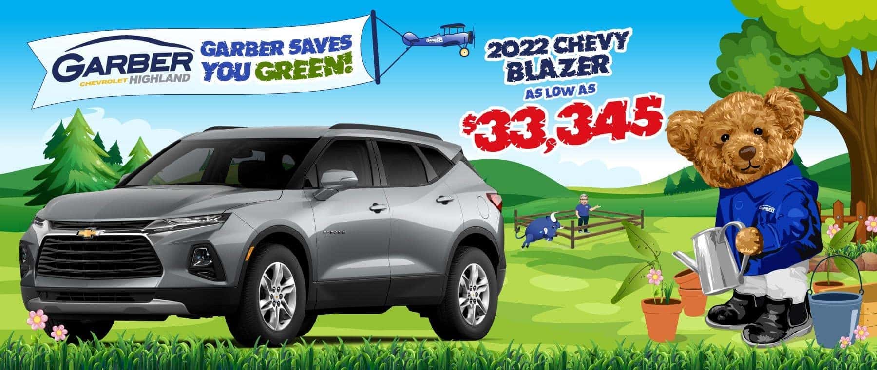 2022 Chevy Blazer as low as $33345