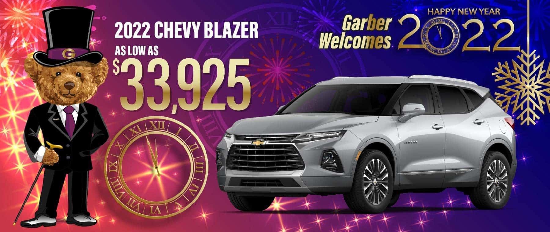2022 Chevy Blazer - as low as $33,925