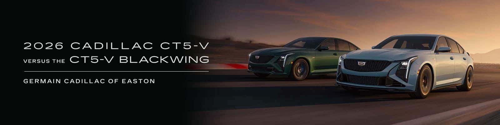 Cadillac Ct5-V vs CT5-V Blackwing - Germain Cadillac of Easton