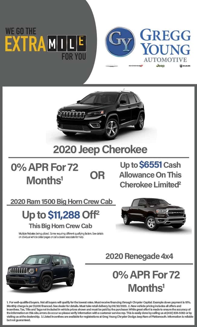 Monthly Incentives Gregg Young Automotive Group