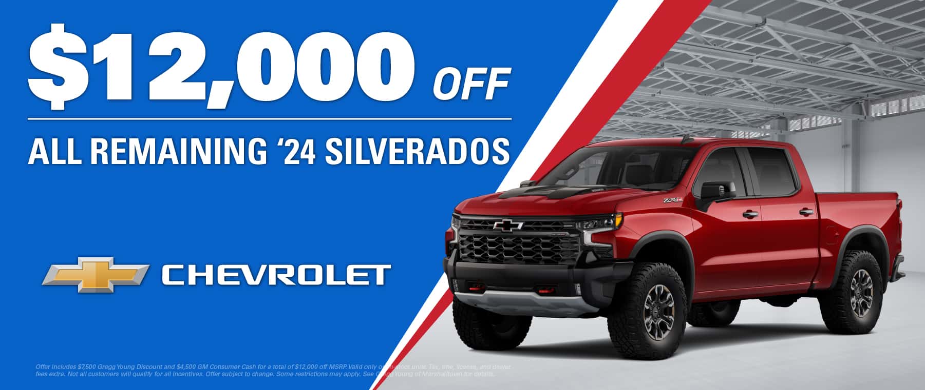 2024 CHEVROLET SILVERADO 1500 $12,000 OFF!!! ALL REMAINING 2024 SILVERADOS