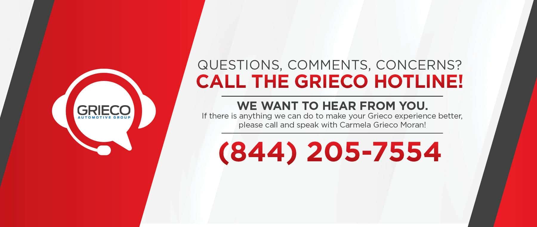 Call The Grieco Hotline