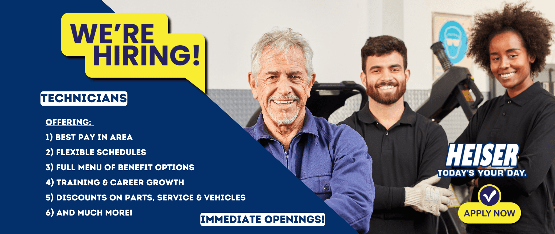 Hiring Techs