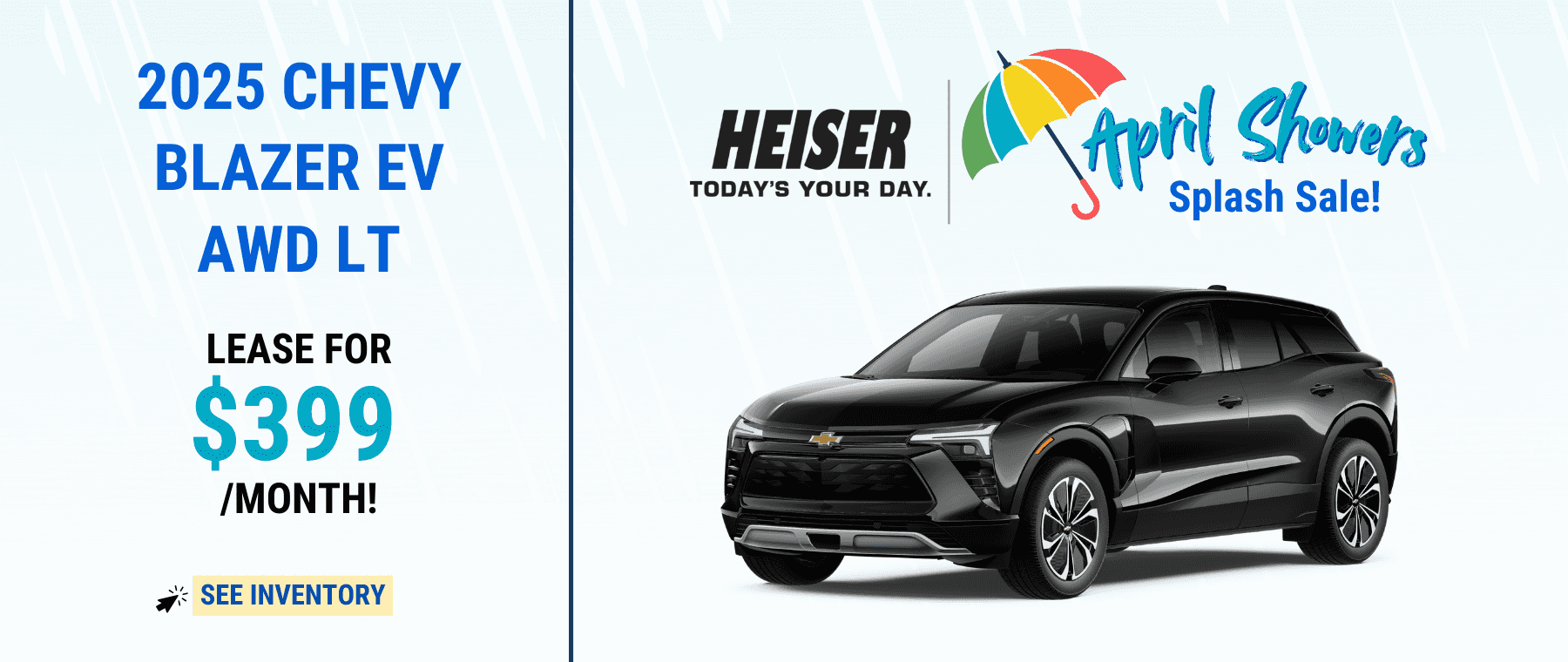 2025 Chevy Blazer EV lease for $399/month