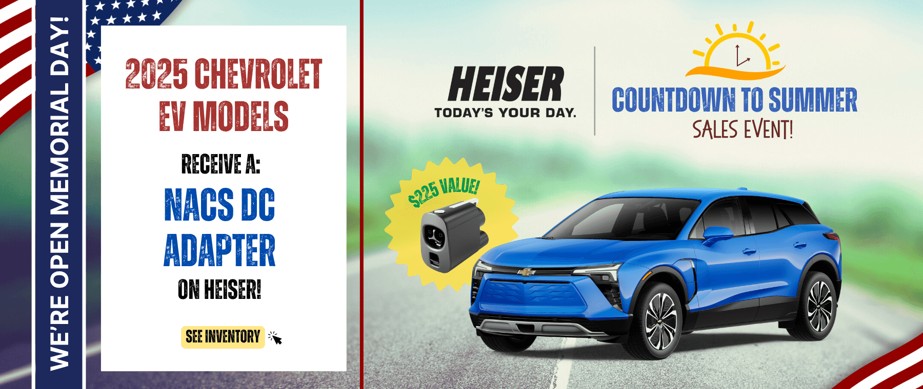 2025 Chevy EV Models- Charger included