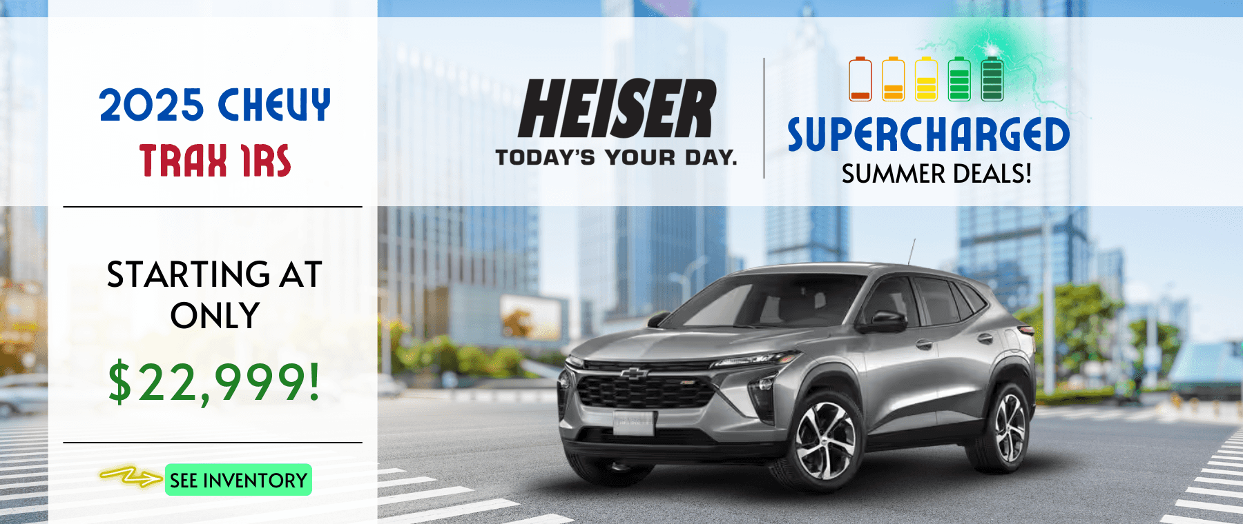 2025 Trax starting at $22,999